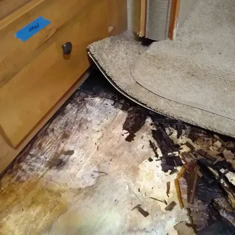 Wood Floor Water Damage in Dennis, MA